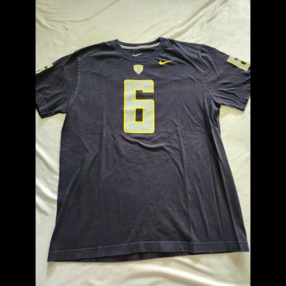Oregon Ducks Nike #6 jersey tee - Picture 1 of 4